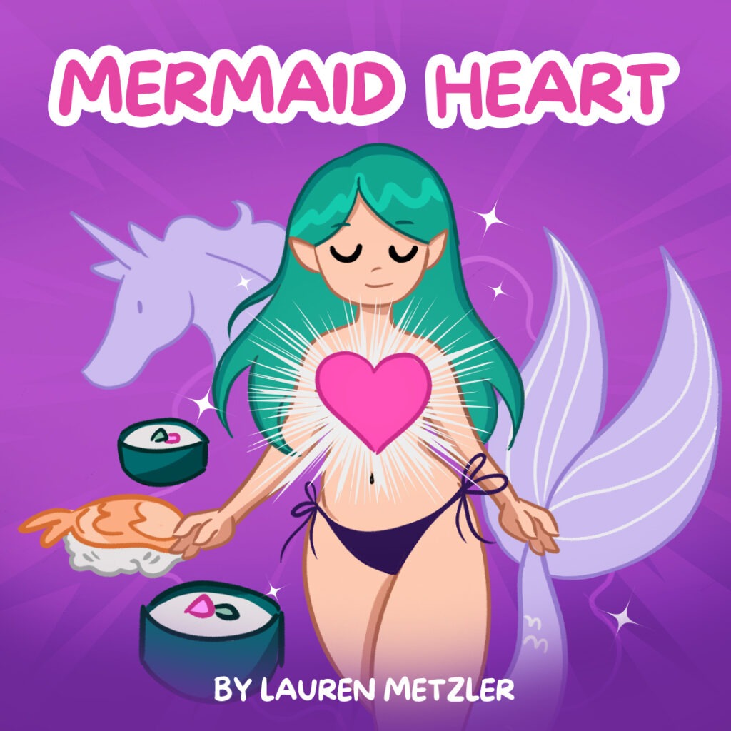 Mermaid Heart graphic novel by Lauren Metzler